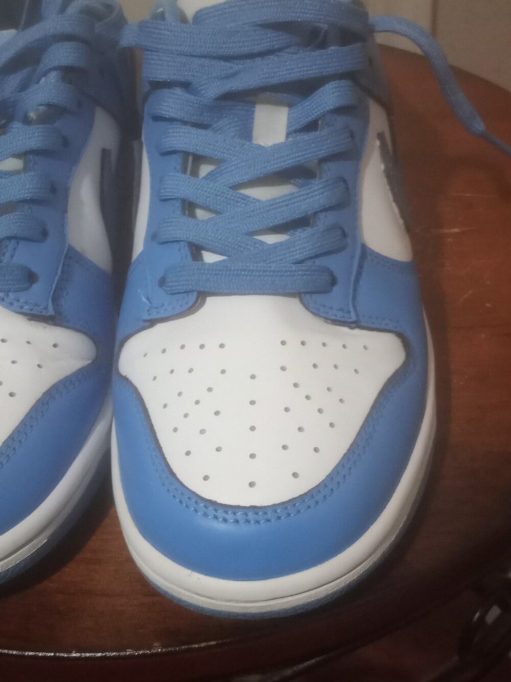 Women's Nike Dunk Low University Blue UNC Sneakers CW1590-103 Size 8 - Picture 8 of 14